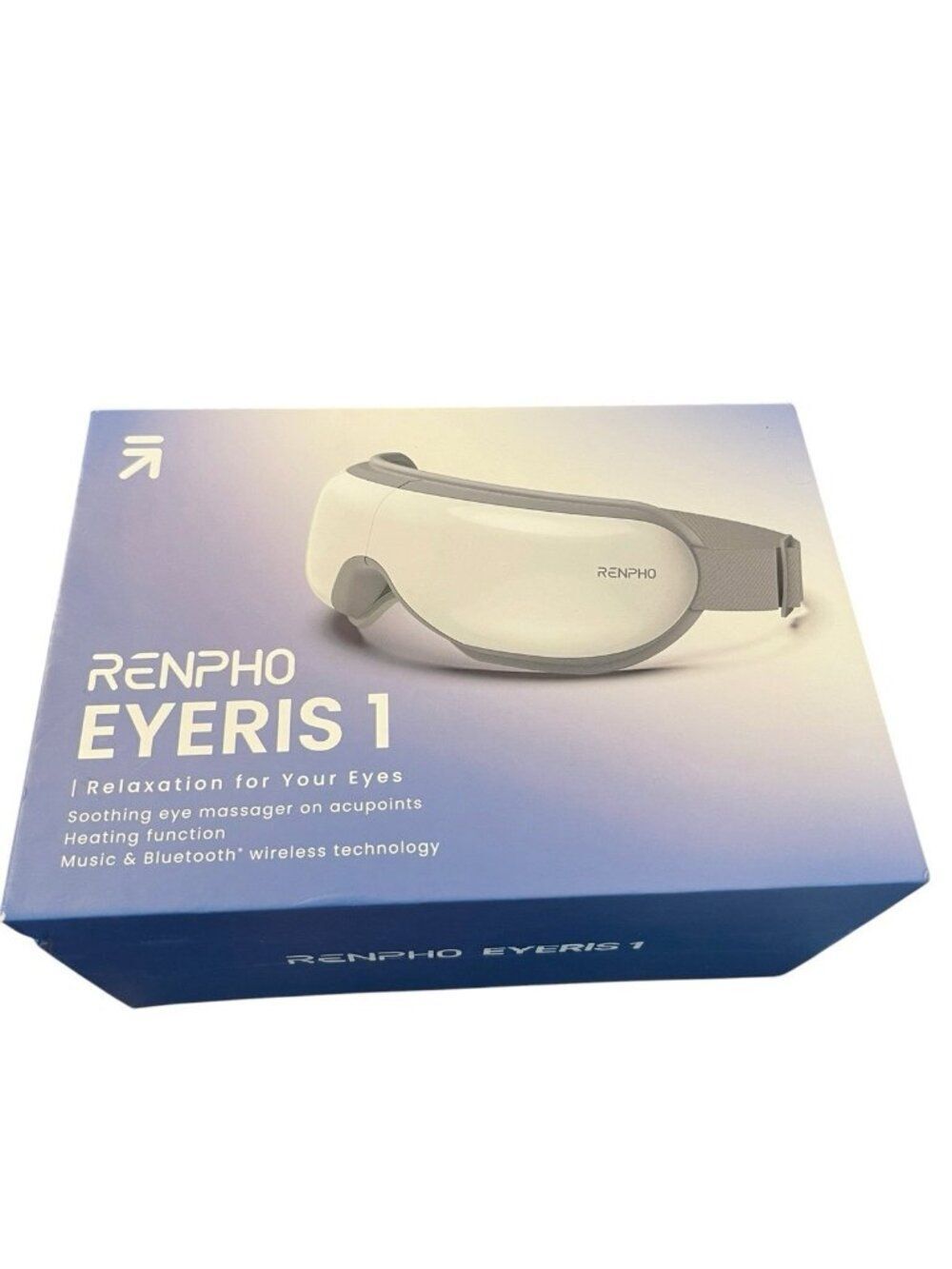 Heated Eye Massager Bluetooth Fatigue Relaxing Renpho Eyeris 1 Boxed